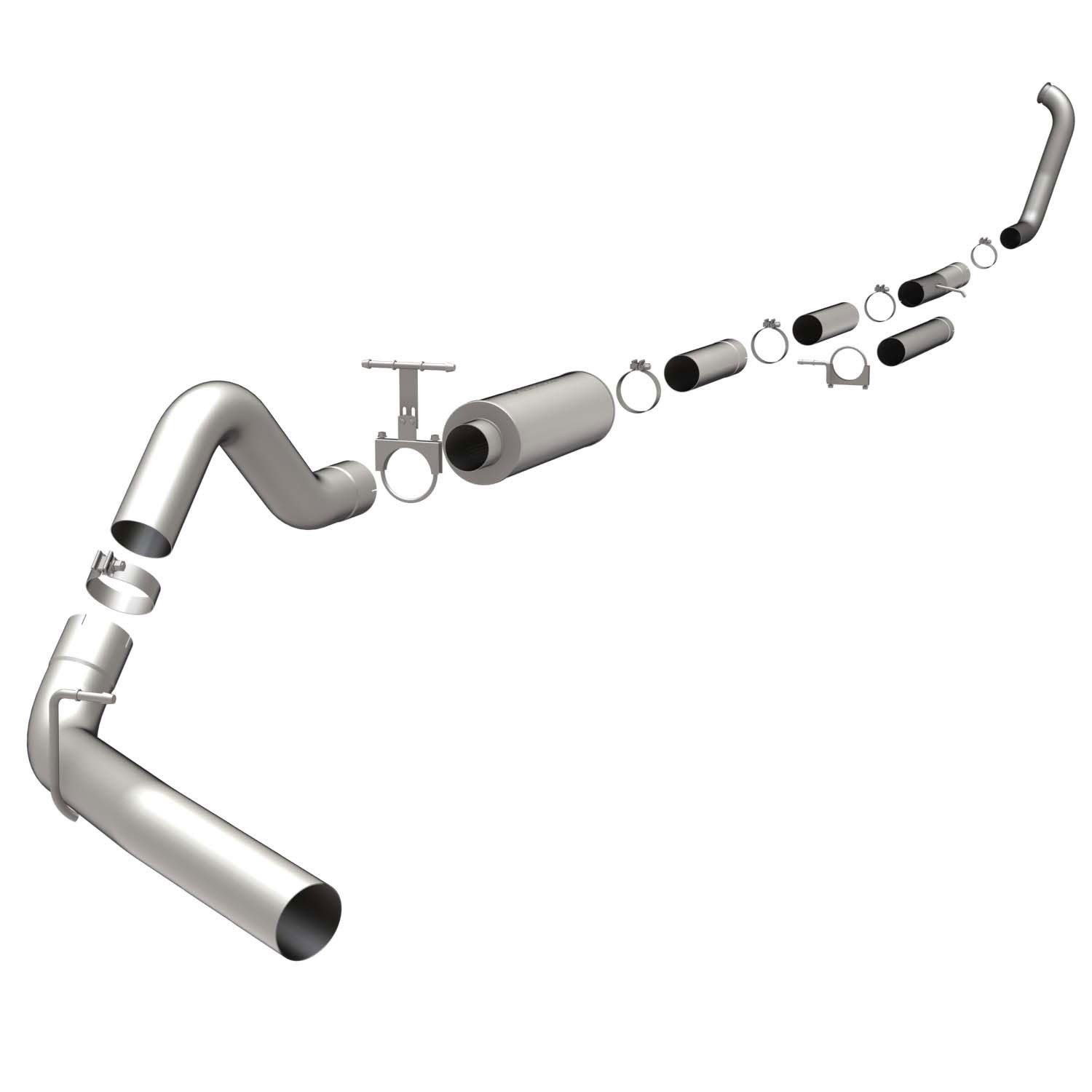 Ford SYS TB 99-03 Ford F Series 7.3L 4in Magnaflow Cat-BackDA