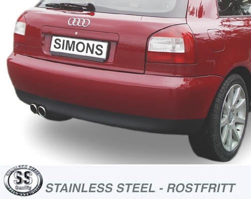 Simons Performancesysteem af kat. Audi A3 8L 1996-2003