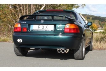 Honda CRX III Einddemper - 2x76 Typ 13 FOX
