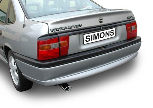 Simons Uitlaatsysteem af kat. Opel Vectra A 1988-1995