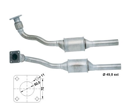 Seat INCA 1.9D 1896 cc 47 Kw / 64 cv AEY Magnaflow CAT Bouwjaar: