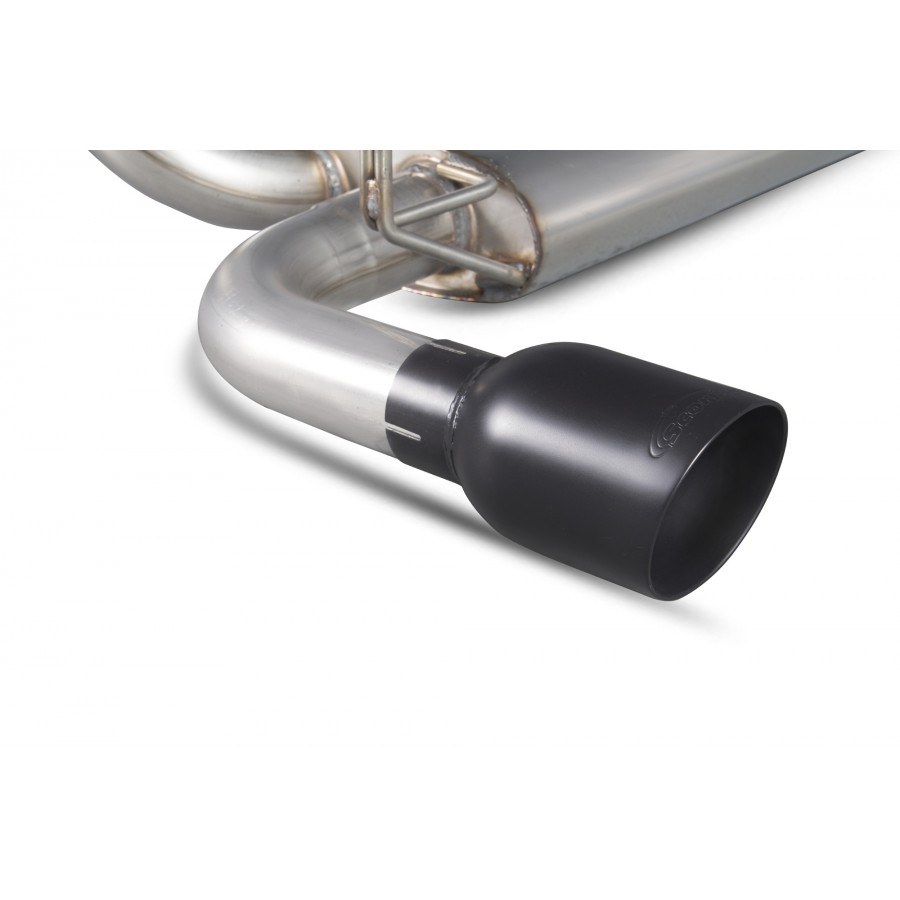 Scorpion uitlaat Abarth 500/595 (IHI Turbo) Zwart keramiek