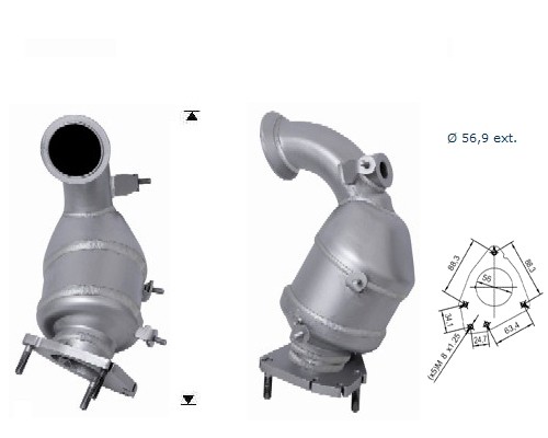 Opel SIGNUM 1.9TD CDTI 1910 cc 88 Kw / 120 cv Z19DT Magnaflow CA