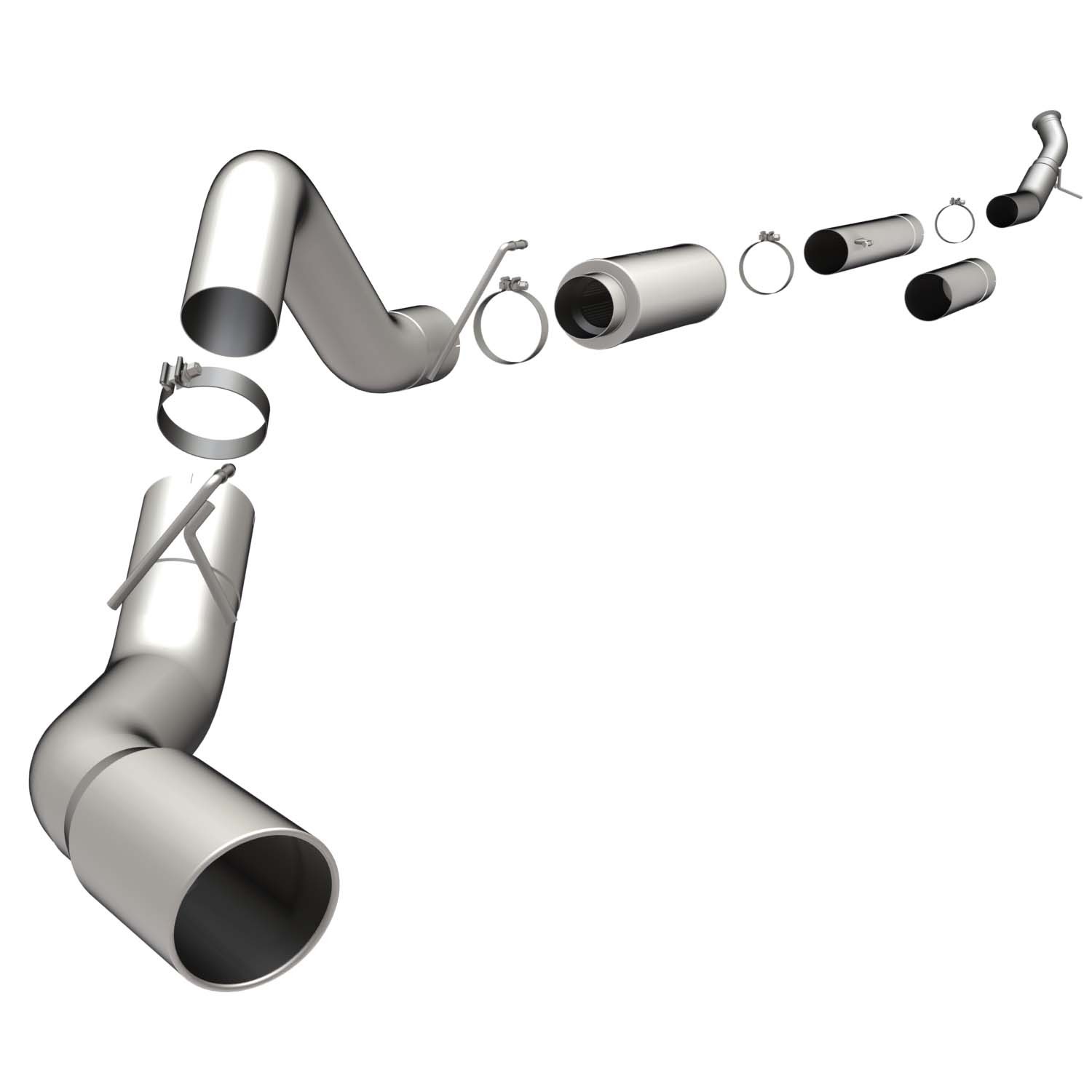Dodge Sys TB XL 04 Ram 3500 5.9L CC 5in Magnaflow Cat-Back