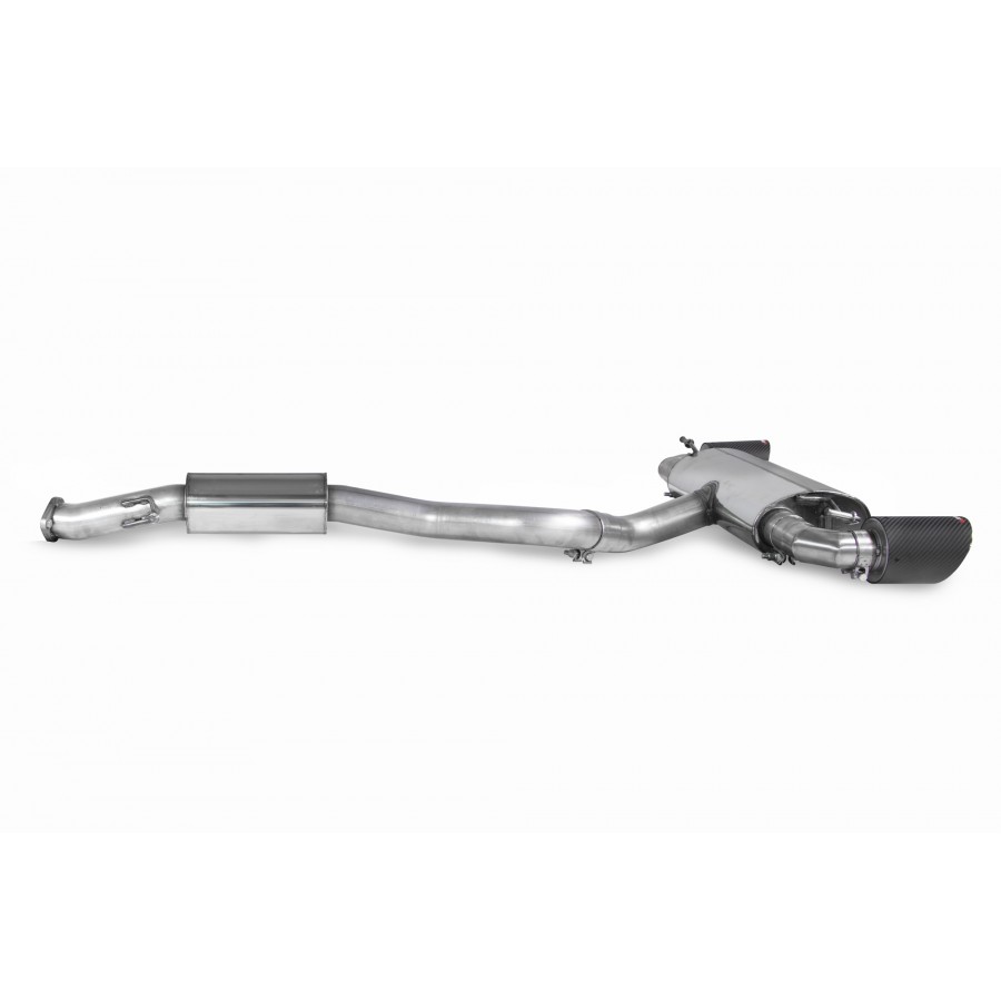 Scorpion uitlaat Toyota gr Yaris cabon fibre & resonerend