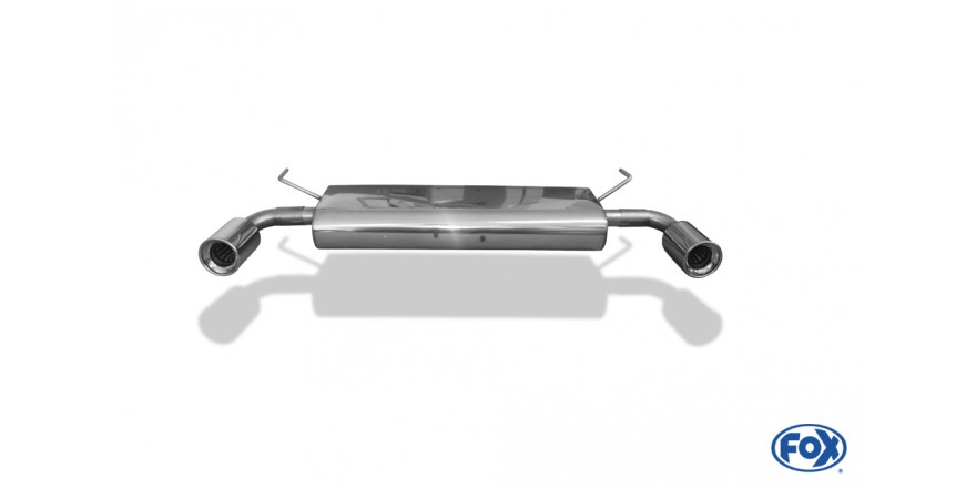 Nissan Qashqai Benzine Einddemper dwars Uitgang rechts/links - 1