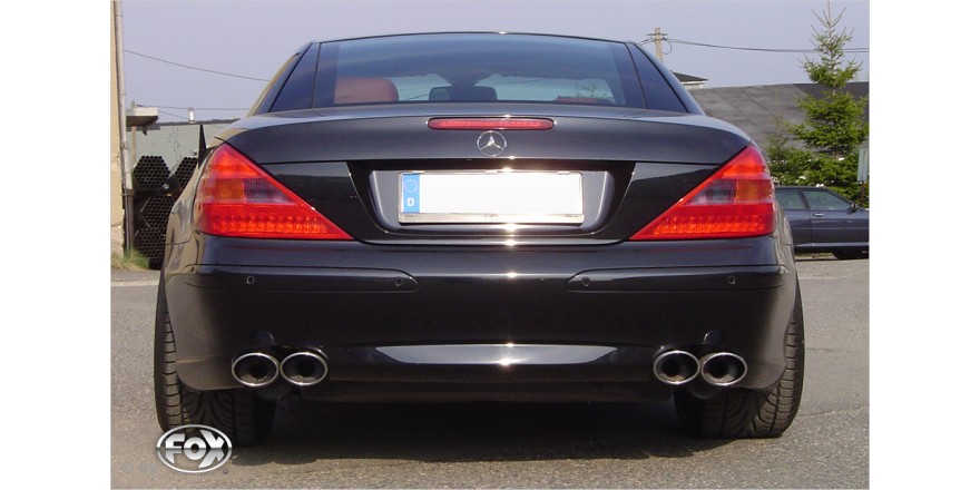 Mercedes SL Typ 230 - Super Sound! Einddemper rechts/links - 2x1