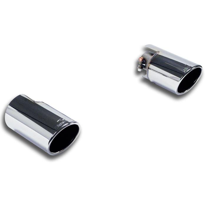 AUDI A4 B9 (Sedan + Avant) 2.0 TFSI (190 - 252 Hp) 2016 Endpipes kit Right O100 - Left O100