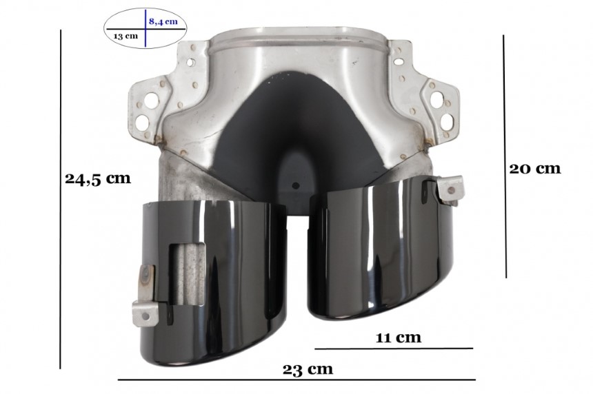 Sierstukken Mercedes A Klasse AMG W177 / CLA AMG W118 / GLA AMG H247 Zwart