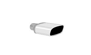 eindstyling BOLD 85/150mm 3 inch (76,1mm) Simons RVS