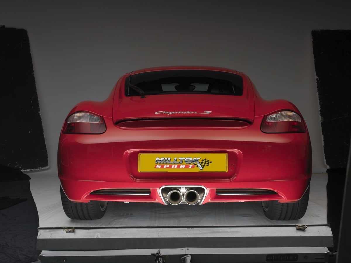 Milltek Porsche Cayman S 3.4 987 Gen1 cat-back systeem(zonder ka