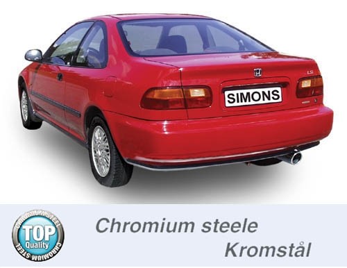 Simons Uitlaatsysteem af kat. Honda Civic V/VI 1991-1999