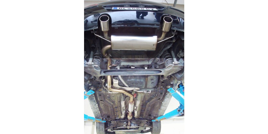 Opel Corsa D GSI Einddemper dwars Uitgang rechts/links - 1x100 T