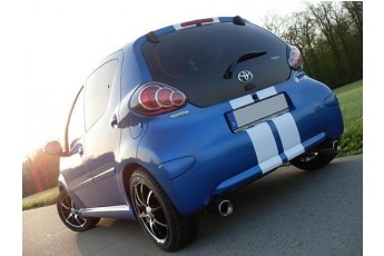 CitroenC1/ Peugeot 107/ Toyota Aygo Einddemper Uitgang rechts/li