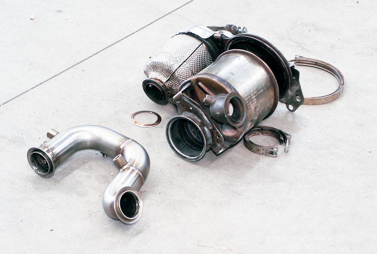 AUDI A3 8V QUATTRO 2.0 TDI (184 Hp) 2013 Turbo Downpipe (replaces diesel soot filter) With sensor bu
