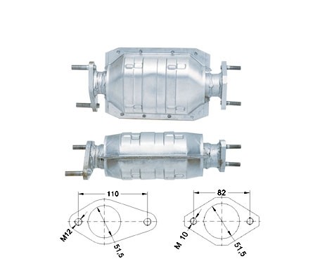 Mazda 121 1.3i 8V 1324 cc 40 Kw / 55 cv Magnaflow CAT Bouwjaar: