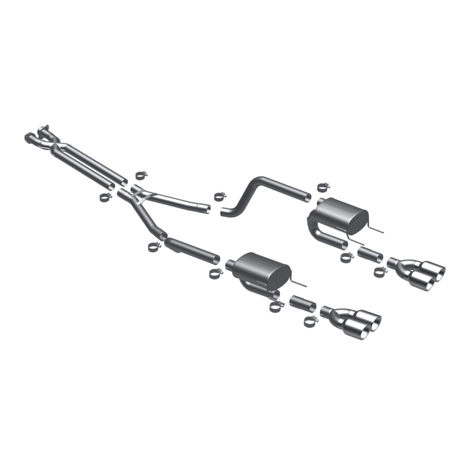Cadillac Cat-Back 04 Cadillac XLR 4.6L Magnaflow Cat-Back