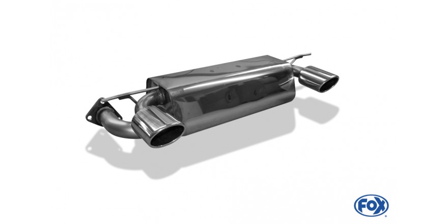 Lotus Elise Einddemper Uitgang rechts/links - 115x85 Typ 32 rech