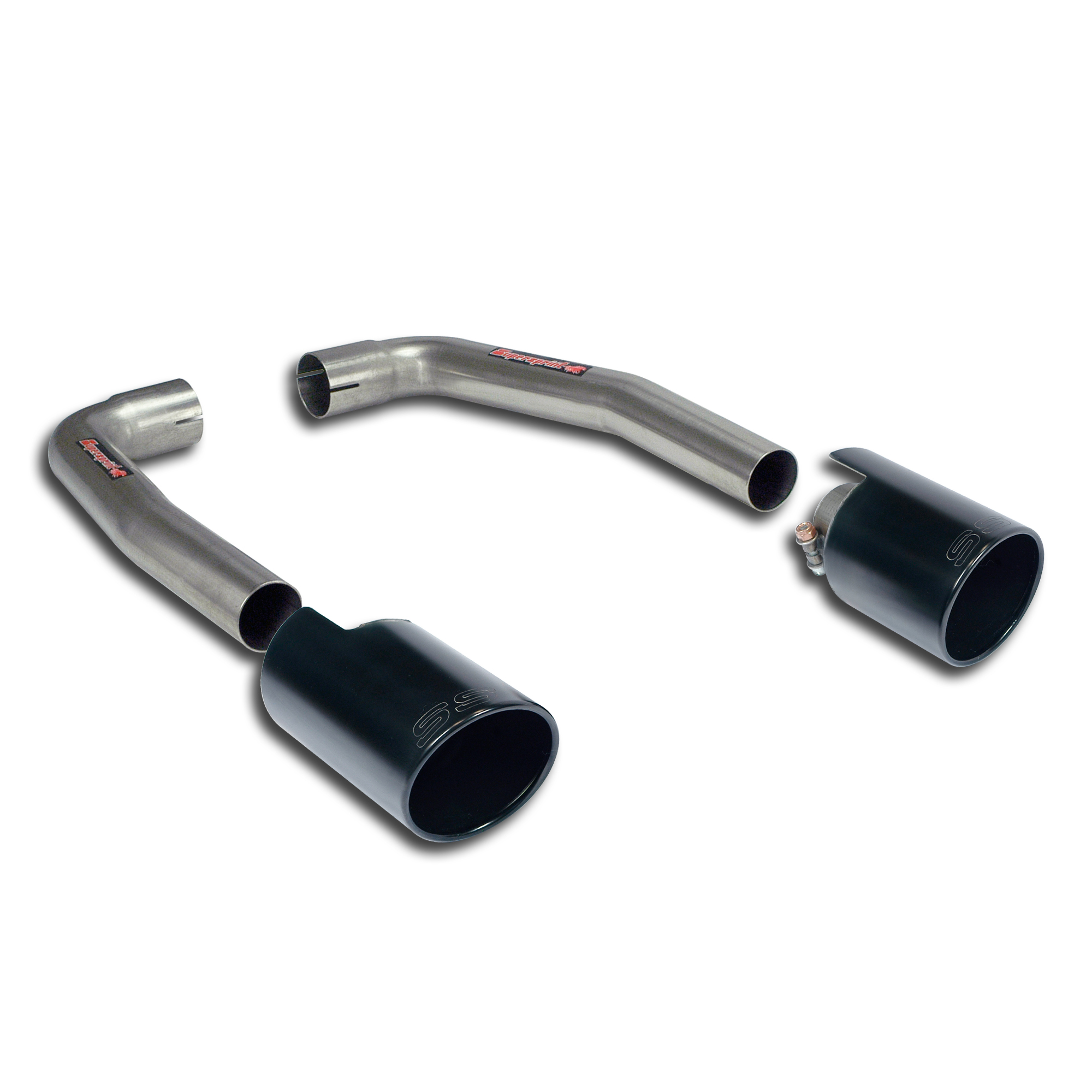 ALFA ROMEO GIULIETTA QV 1750 TBi (240 Hp) 2014 Endpipe kit Right O100 - Left O100 "Black"