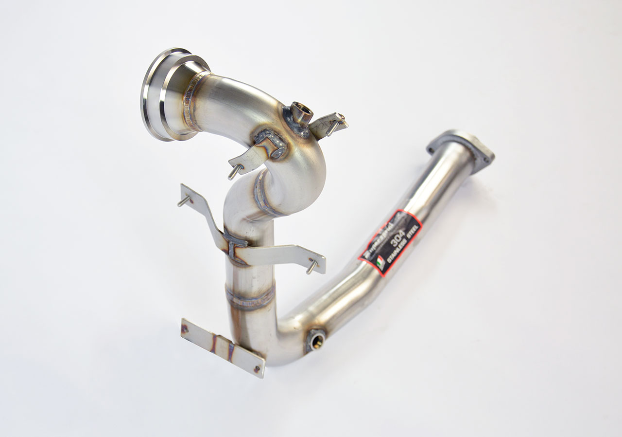 500 ABARTH 1.4T Multiair "Mod. USA" (160 Hp) "Monotubo" 2011 Turbo downpipe kit (Replaces catalytic