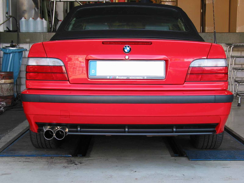 Rear Muffler BMW 3 Series Convertible Exhaust Systems