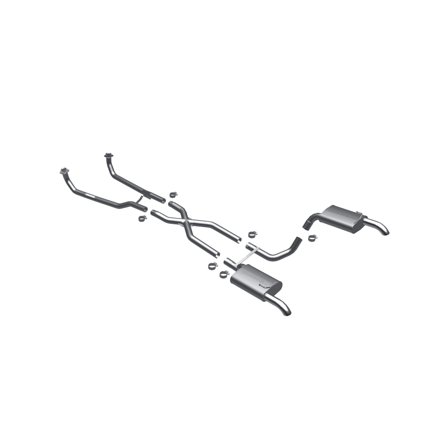Chevrolet SYS M/B 68-69 Chevy Corvette Magnaflow Cat-Back