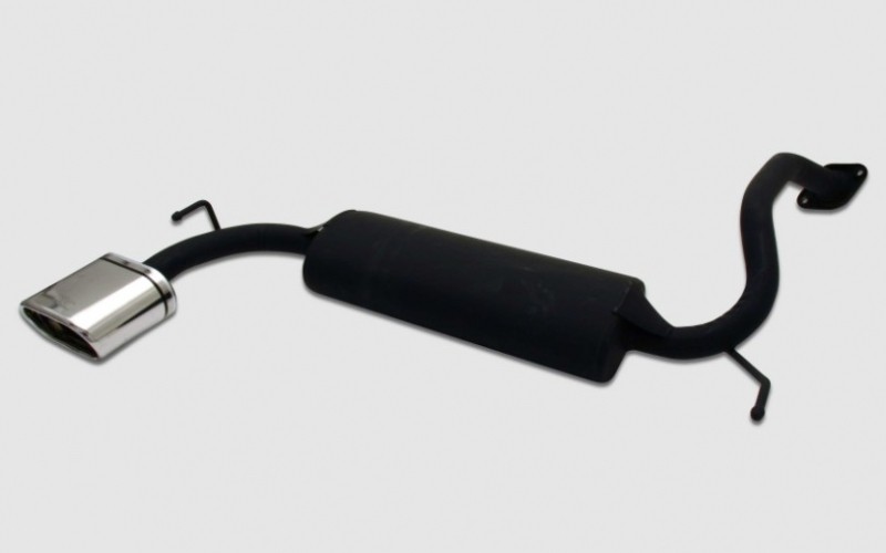 Einddemper Honda CRX 1987-1992 RVS eindstuk 145x75mm DTM