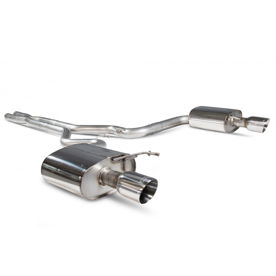 Scorpion uitlaat Ford Mustang 5.0 V8 GT gepolijst
