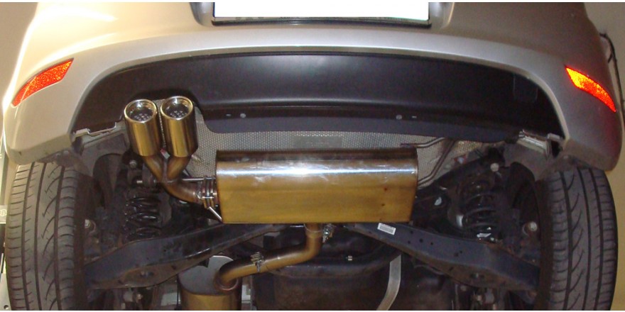 VW Golf VI Einddemper eenzijdig - 2x80 Typ 13 FOX