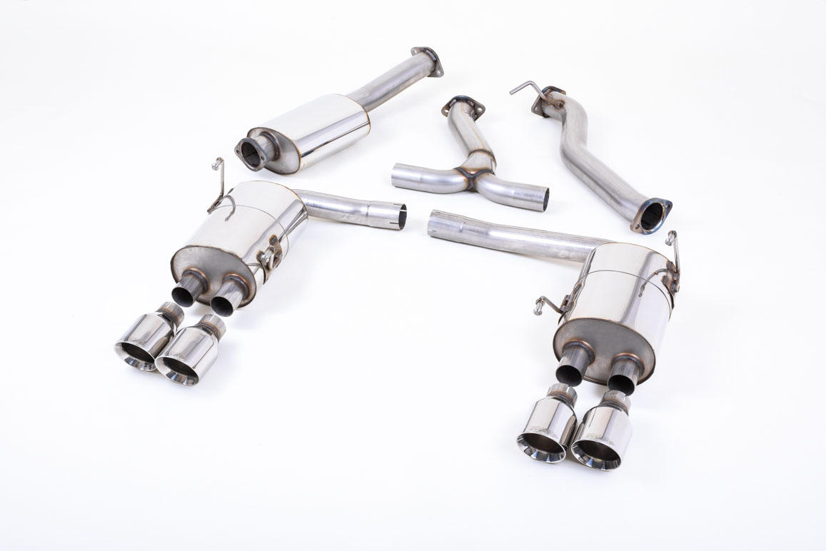 Subaru Impreza WRX STi CAT-BACK EC-Approved Polished GT-100 Tips