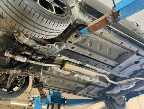 Fiat 500/ 500C front silencer