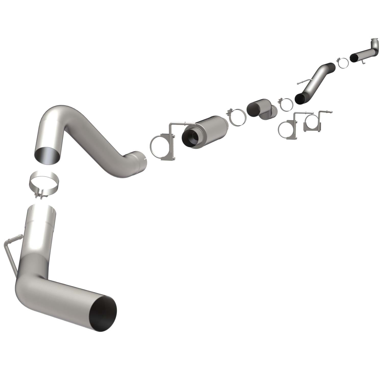 Chevrolet SYS TB 03-05 Duramax EC SB 4in Magnaflow Cat-Back