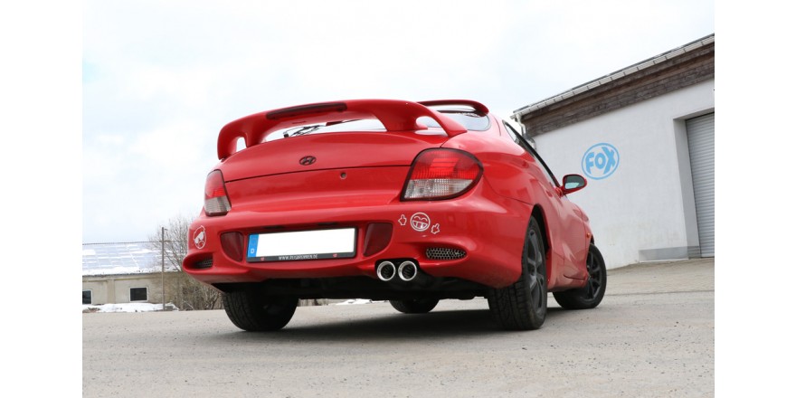 Hyundai Coupe Typ RD Einddemper - 2x76 Typ 13 FOX