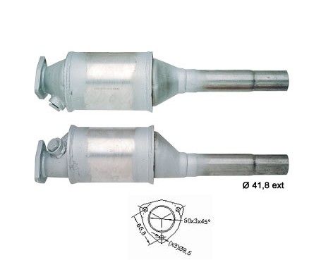 Seat CORDOBA 1.6i 1598 cc 55 Kw / 75 cv ABU Magnaflow CAT Bouwja