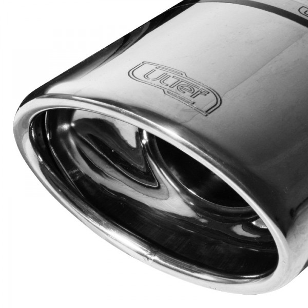 Einddemper VW Passat 2005-2012 RVS eindstuk 95x65mm ovaa