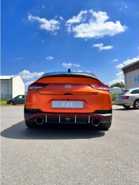 Hyundai i30N Fastback Facelift tailpipe for the original silencer 1x130 type 14