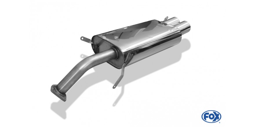 Volvo V40/ S40 Einddemper - 2x80 Typ 13 FOX