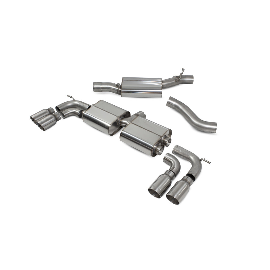 Audi S3 2.0T 8V (3 Door & Sportback) PFL Resonated cat/gpf-back system without valves
