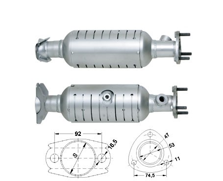 Honda HR-V 1.6i 16V 1590 cc 77 Kw / 105 cv D16W1 Magnaflow CAT B