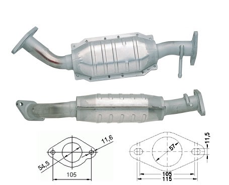 Ford MONDEO 1.6i 16V 1597 cc 70 Kw / 95 cv ZH16 Magnaflow CAT Bo