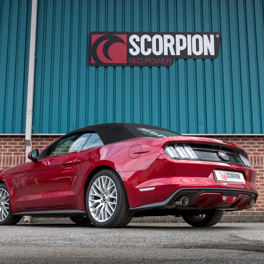 Scorpion uitlaat Ford Mustang 2.3l Ecoboost Non GPF Model