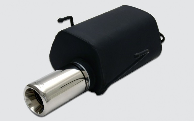 Einddemper Honda CR-V 1997-2001 RVS eindstuk 80mm Rond