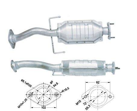 Mazda 626 2.0i 16V 1991 cc 85 Kw / 116 cv FS Magnaflow CAT Bouwj
