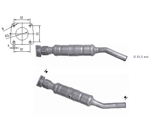 Chrysler NEON 2.0i 16V 1996 cc 98 Kw / 133 cv Magnaflow CAT Bouw