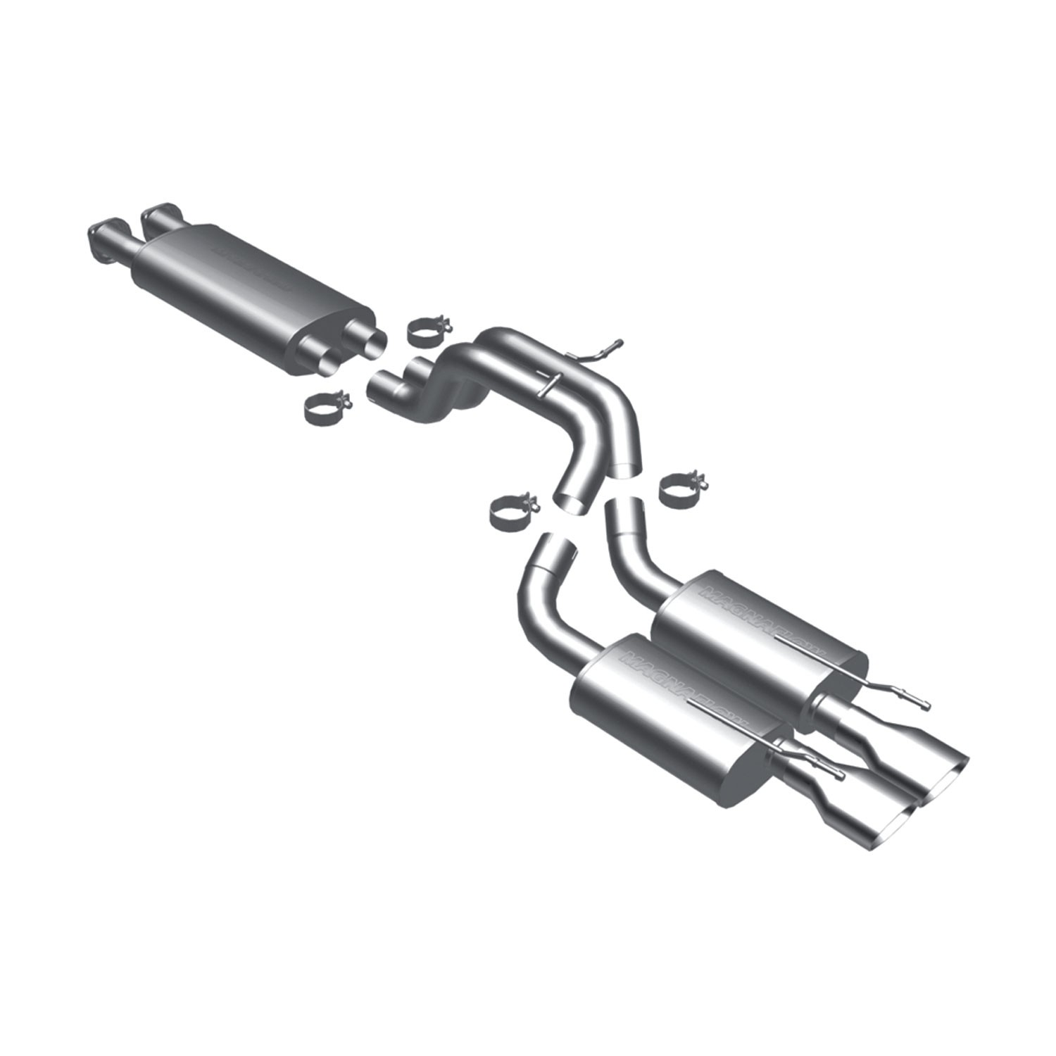 Jeep Cat-Back 06- Jeep SRT-8 6.1L Magnaflow Cat-Back