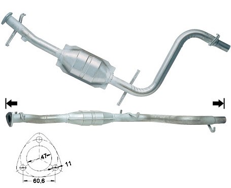 Alfa Romeo 33 1.5ie 1490 cc 70 Kw / 95 cv Magnaflow CAT Bouwjaar