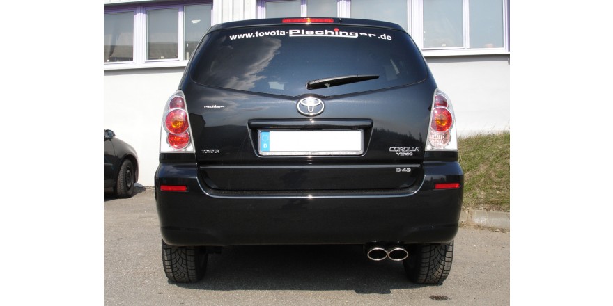 Toyota Corolla Verso R1 Benzine Einddemper - 2x88x74 Typ 32 FOX
