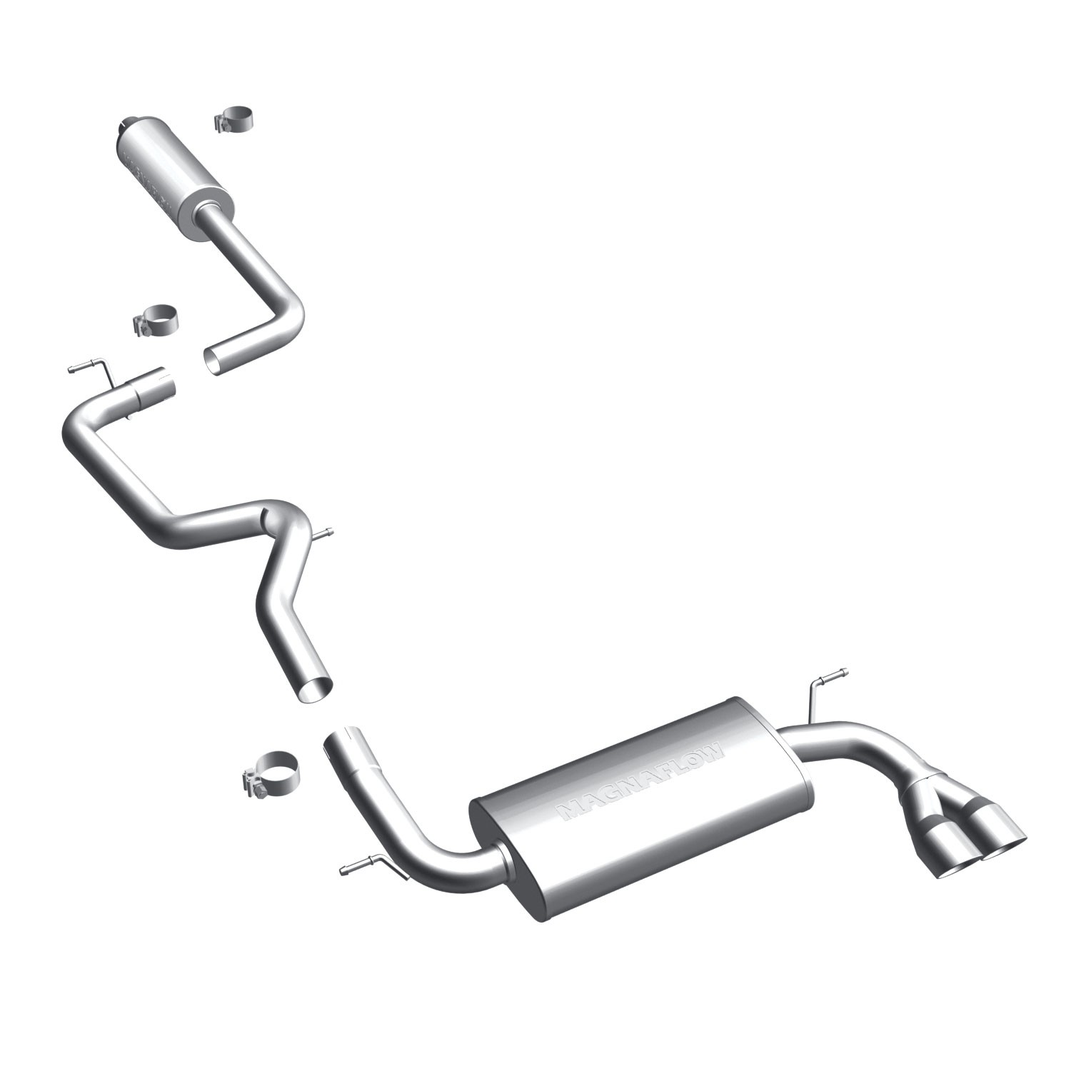 Ford Cat-Back 2012 Ford Focus 2.0L Magnaflow Cat-Back