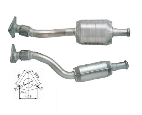Renault CLIO 1.4i 16V 1390 cc 72 Kw / 98 cv K4J Magnaflow CAT Bo