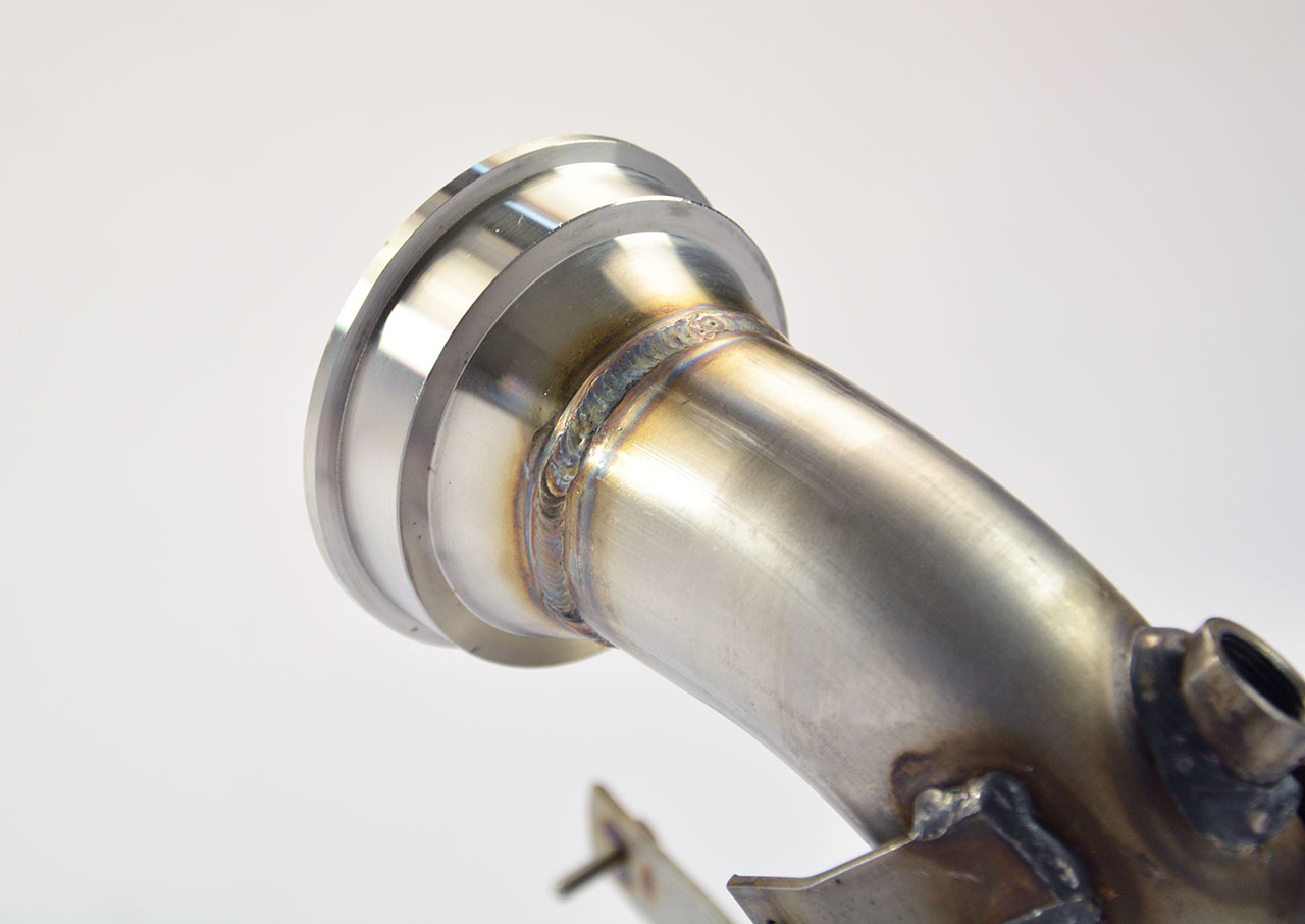 595 ABARTH 1.4T "Turismo" (165 Hp) (Ø65) 2016 Turbo downpipe kit + Metallic catalytic converter 100C